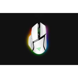 Razer Basilisk V3 Pro Ratón Gaming Inalámbrico Blanco, Óptico, Bluetooth/USB-C, 30000 DPI, 11 Botones Programables