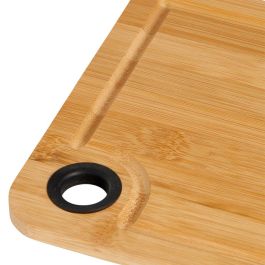 Day Tabla Cortar Madera Bambú con Anillo Silicona Negra 28x20x1 cm