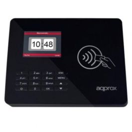 Approx appATTENDANCE02NF Lector Biométrico Control de Presencia y Acceso con PIN/RFID, Pantalla TFT, USB/RJ45, Software Español, 100.000 registros