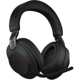 Jabra Evolve2 85 Link380c UC Stereo Black - Auriculares profesionales con cancelación de ruido