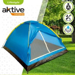 Tienda de Campaña Aktive 4 personas 210 x 130 x 240 cm (4 Unidades) Tienda de Campaña Aktive 4 personas 210 x 130 x 240 cm (4 Unidades)
