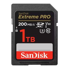 Sandisk Extreme PRO Tarjeta de Memoria SDXC de 1TB con Velocidad de Lectura de 200MB/s Precio: 230.50000028. SKU: B1F7BVFTQ9