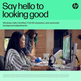 HP Webcam Video FHD 1080P, 30 FPS, Compatible con Windows Hello, Corrección Automática de Luz y Fondo, Micrófonos con Reducción de Ruido - 625 HP Webcam Video FHD 1080P, 30 FPS, Compatible con Windows Hello, Corrección Automática de Luz y Fondo, Micrófonos con Reducción de Ruido - 625