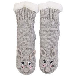 Sensly Calcetines Sherpa Animal Kawaii Antideslizantes para Casa Tallas 30-38