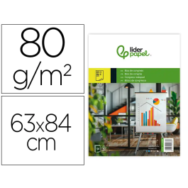 Liderpapel Bloc congreso liso 630x840 mm 50 hojas 80 g/m² Precio: 14.7899994. SKU: B12HXFFWKD