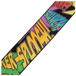 Levy's Correa Poliéster Graphic Waves Series 2" - Onomatopeyas De Cómic