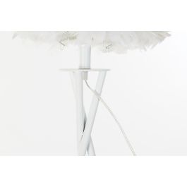 Lampara Pie Glam DKD Home Decor Blanco 40 x 150 x 40 cm Lampara Pie Glam DKD Home Decor Blanco 40 x 150 x 40 cm