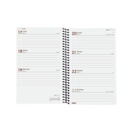 Agenda Finocam YEAR Negro 11,7 x 18,1 cm 2025