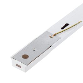 Carril Monofásico para Focos LED de 1 Metro Blanco, Perfil de Aluminio y Cobre, Montaje en Pared o Techo - HO-218000CARRIL