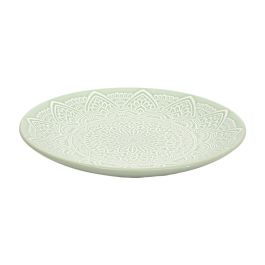 Plato Postre Verde Saha Home Deco Factory diámetro 19,5