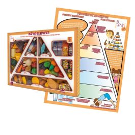 Tachan Pirámide Alimenticia 120 Piezas Set de Alimentos Educativos para Juego de Cocina Infantil Aprender Hábitos Saludables Niños +3 Años Precio: 19.49999942. SKU: B1FAZXDFKR