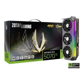 Zotac GAMING GeForce RTX 5070 Ti AMP Extreme INFINITY NVIDIA 16GB GDDR7 2512MHz PCI Express 5.0 Refrigeración Activa 3 Ventiladores