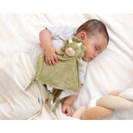 KioKids Doudou Dinosaurio Verde de Apego para Bebé Recién Nacido, Peluche Suave de Poliéster que Calma y Da Seguridad +0 meses