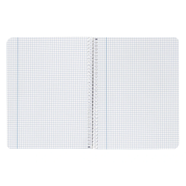 Liderpapel Cuaderno espiral cuarto tapa blanda 40 hojas 60gr cuadro 4mm con margen colores surtidos