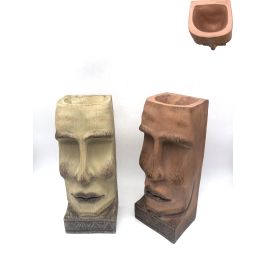 DKD Home Decor Macetero Moderno Resina Terracota Beige Cara 15.5 x 39 x 14.5 cm (4 Unidades) Precio: 58.68999972. SKU: B1KK3NHKSL