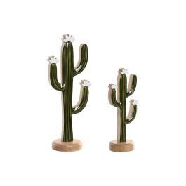 DKD Home Decor Set de 2 Cactus Decoracion Tradicional Verde 8 x 35 x 15 cm Mango Precio: 17.69000035. SKU: B15CAH7TJQ