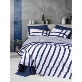Juego de cama funda nórdica 220x240 cm + 2 fundas de almohada 60x60 cm 100% Algodón Azul ASI8684283035885 Precio: 40.49999954. SKU: B14VAM72TD