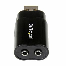 Tarjeta de Sonido Externa USB Startech ICUSBAUDIOB Negro