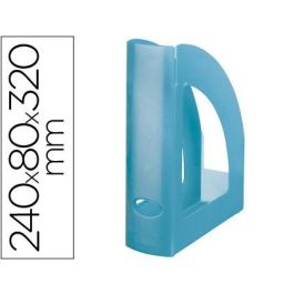 Revistero Plastico Q-Connect Turquesa Translucido Precio: 5.6748999153. SKU: B1274T9WAG