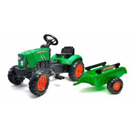 FALK - Tractor de pedal Supercharger rojo con capó de apertura y remolque Precio: 90.49999948. SKU: B15XGA7X5W