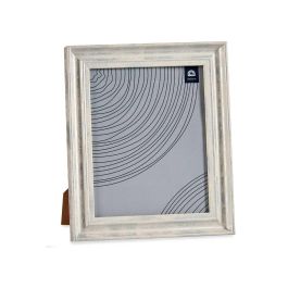 Giftdecor Portafotos Efecto Madera Plata 20x25 cm (24 Unidades)