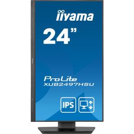 iiyama ProLite XUB2497HSU-B2 Monitor 24" 1920x1080 FHD IPS 1ms 100Hz USB-Hub HDMI DP Altavoces Pivot Negro