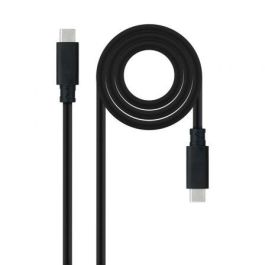 Cable USB-C NANOCABLE 10.01.4101-L150 Negro 1,5 m (1 unidad)