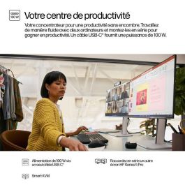 HP 524pm Monitor Videoconferencia Series 5 Pro 23.8 pulgadas FHD USB-C con IA para reuniones