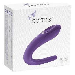 Satisfyer Double clasic morado vibrador especial parejas