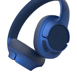 Fresh'N Rebel Auriculares Clam Core Inalámbricos Supraaurales Plegables Micrófono Cancelación Ruido 45h Autonomía Azul