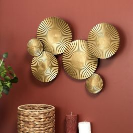 Home Deco Factory Mural Decorativo Dorado Colección Mirage Cemento