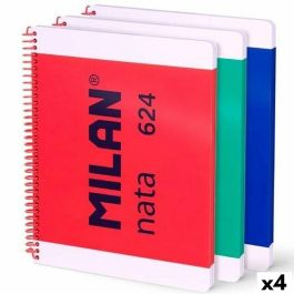 Set de Cuadernos Milan Multicolor A4 80 Hojas 3 Piezas (4 Unidades) Precio: 44.5000006. SKU: B1AN4NF4LT