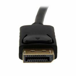 Adaptador DisplayPort a VGA Startech DP2VGAMM6B (1,8 m) Negro 1.8 m Adaptador DisplayPort a VGA Startech DP2VGAMM6B (1,8 m) Negro 1.8 m