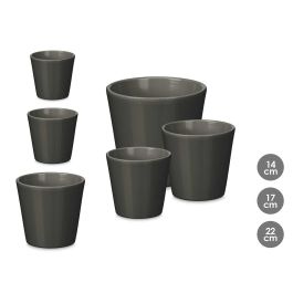 Set 3 Macetas Conica 14 17 22Cm Antracita Mate Ibergarden Precio: 15.49999957. SKU: B1G9WNJ9CJ