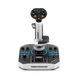 Thrustmaster Sol-R 1 Flightstick Joystick Espacial, 44 Botones, Tecnología HEART de 16 bits, Ambidiestro con Base