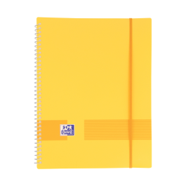 Oxford 400146217 Carpeta de Fundas A4, 30 Fundas, Tapa Plástico, Cierre Goma, Colores Surtidos