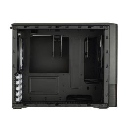 Fractal Design Node 804 Carcasa Negra Mini-Tower Micro ATX/Mini-ITX, compatible AIO, 3 ventiladores 120mm, 8 HDD/2 SSD
