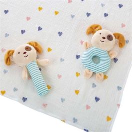 Creaciones Llopis Set Caja + Muselina 90x65cm + Pito+Sonajero 20cm Perro Precio: 14.49999991. SKU: B1CTMXEZJJ