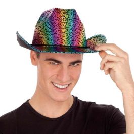 My Other Me Sombrero Cowboy Rainbow para Adulto Talla 58 100% Poliéster