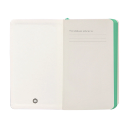 Antartik Cuaderno A6 Tapa Blanda Cuadriculado Gris y Turquesa 100 Hojas 80gr FSC