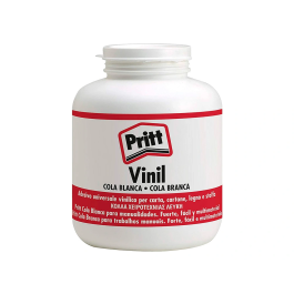 Pritt Cola Vinílica Blanca Bote 1000 gr, Pegamento Escolar para Manualidades, Transparente