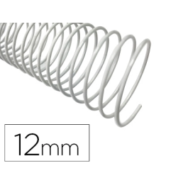 Q-connect Espiral Metálico Blanco 64 5:1 12mm 1mm Caja de 200 Unidades Precio: 21.95000016. SKU: B15WYRZB67