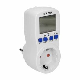 ORNO Enchufe Schuko con 1 Toma y Temporizador Digital Semanal Programable ORPRE409 Precio: 15.49999957. SKU: B1GA9WC7Z2