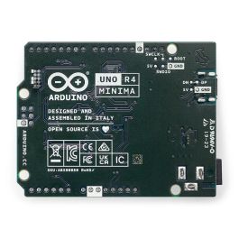 Arduino Placa Arduino Uno R4 Minima con microcontrolador Renesas RA4M1 ARM Cortex M4, 256 kB Flash, 32 kB SRAM, USB Tipo-C