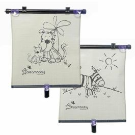 Dreambaby DRE9312742402389 Estor Enrollable para Ventana de Coche Doble Cara Estampado Cebra y Tigre Ajustable 2 Unidades Precio: 30.50000052. SKU: B1GDFHNJZJ