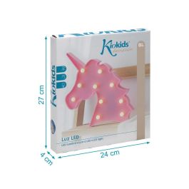 Unicornio 27*26*3 cm Led Rosa