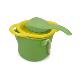 Vikingtoys Set de Playa Ecológico y Reciclable Ecoline 7 Piezas Juego Infantil Sostenible