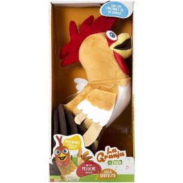 La Granja de Zenón Peluche Musical Gallo Bartolito con Luces, Pilas Incluidas, desde 0 Meses, 13x17x34 cm