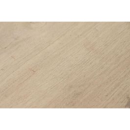 DKD Home Decor Banco Balines Natural Negro 152 x 41 x 46 cm Teca y Hierro