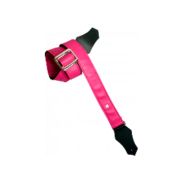 GETM Correa Guitarra/Bajo Fly Pink - Polipiel, Nailon y Piel Ajustable hasta 165cm